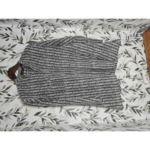 Liza Byrd Shirt Black Womens Size L Resort Wear